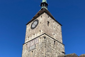 Aarau - Cadran solaire de l'Oberer Turm (Obertorturm) Image 1