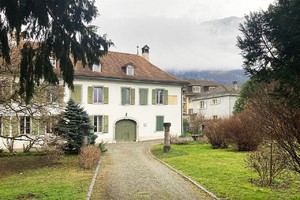 Bex - Double cadran solaire d'une maison de maître du 16e ... Image 1