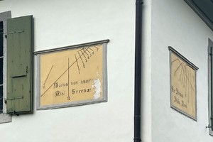 Bex - Double cadran solaire d'une maison de maître du 16e ... Image 2