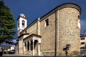 Lugano - Cadran solaire de l'église Sant Agata Image 1
