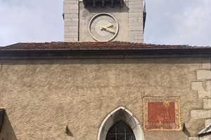 Ollon - Cadran solaire du temple Saint-Victor Image 2