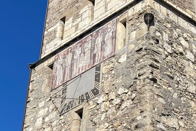 Aarau - Cadran solaire de l'Oberer Turm (Obertorturm)