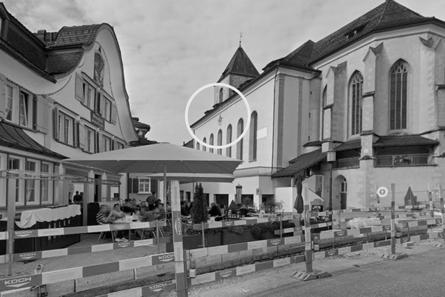 Appenzell - Cadran solaire de l'église St.Mauritius