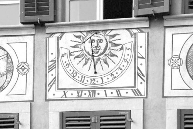 Lucerne - Cadran solaire du Vieux Lucerne