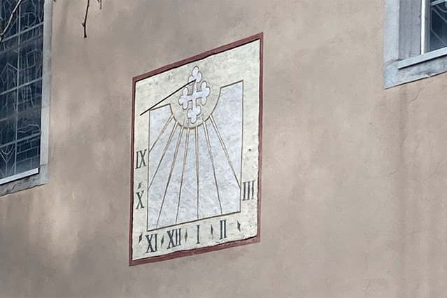 Saint-Maurice - Cadran solaire de l'église St-Sigismond