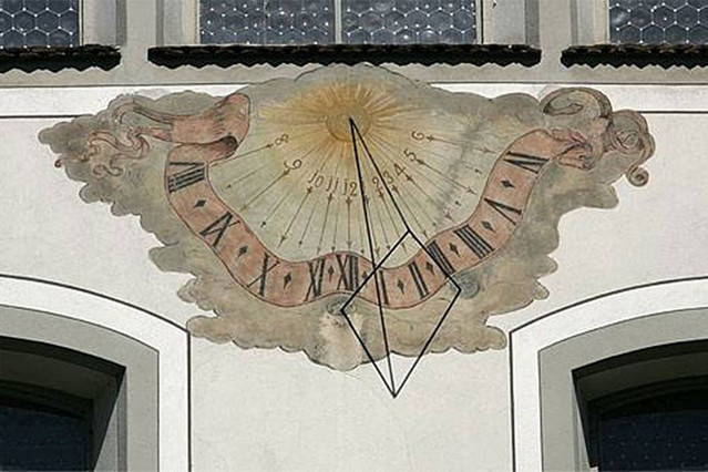 Schwytz - Cadran solaire de l'église Saint-Martin