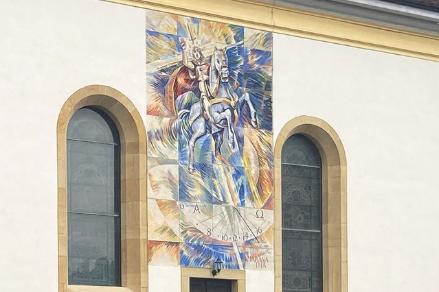 Landeron (le) - Cadran solaire de l'église Saint-Maurice