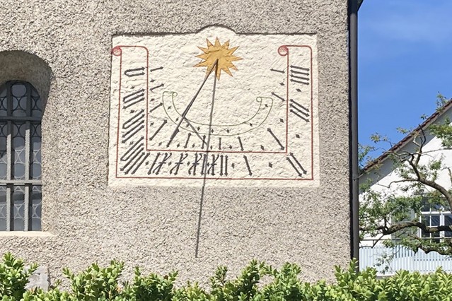 Frauenfeld - Cadran solaire "Kirche St. Johann"