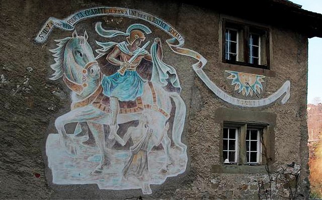 Fribourg - Cadran solaire du Couvent des Augustins