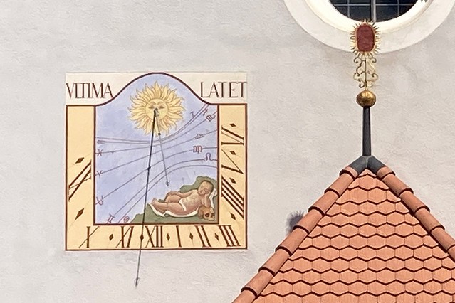 Beckenried - Cadran solaire de la "Ridli Kapelle"